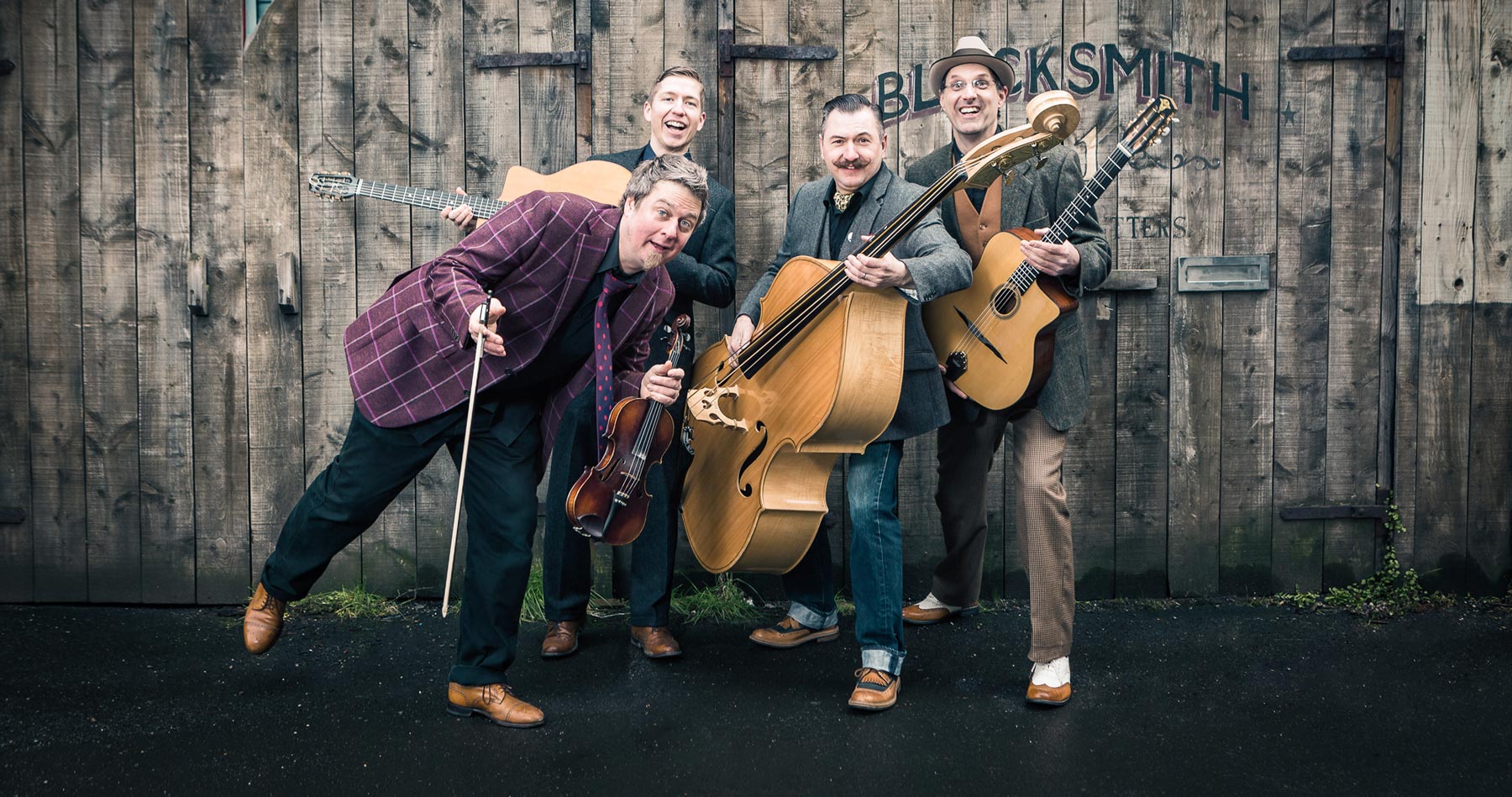 Viper Swing Gypsy Jazz Band for weddings and events
